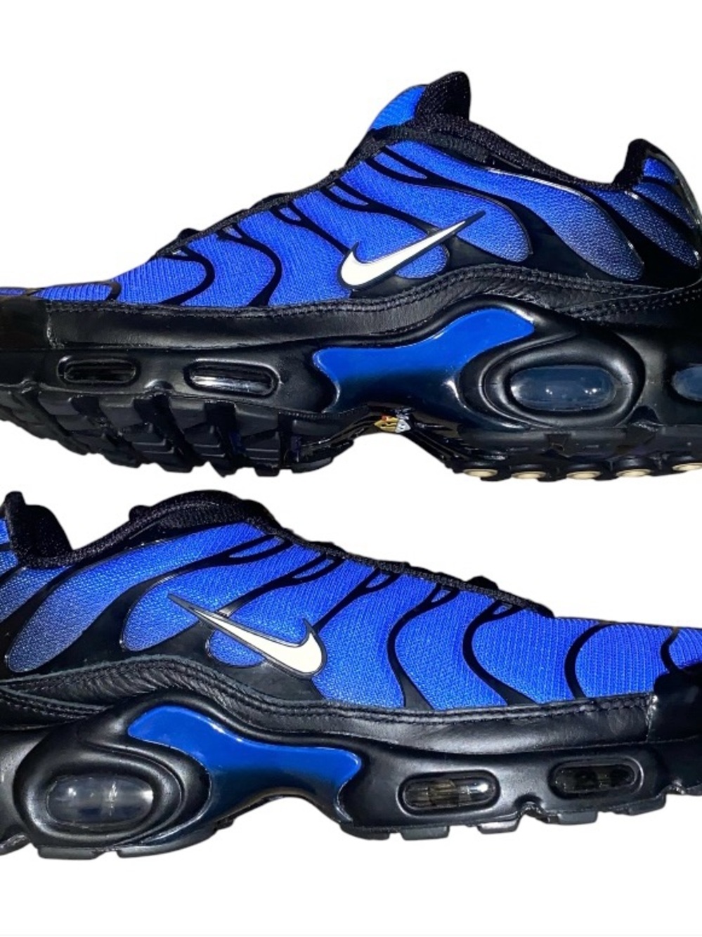 Nike Air Max Plus TN Hyper Blue Black Mens Athletic Shoes Size 12 FQ7331-001 - Picture 7 of 9